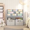 vidaXL Kids Bookshelf Grey Sonoma 72.5 x 29.5 x 69 cm Engineered Wood