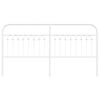 vidaXL Metal Replace Headboard White 180 cm