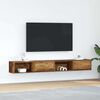 vidaXL TV Cabinets 2 pcs Old Wood 100x31x25.5 cm Engineered Wood