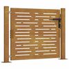vidaXL Garden Gate 100x75 cm Corten Steel Square Design