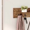 vidaXL Wall-Mounted Coat Rack Wall-mounted Old Wood 80 x 10.5 x 18 cm