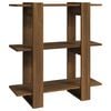 vidaXL Book Cabinet | Brown Oak | Engineered Wood | Medium | Book Cabinet