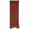 vidaXL Chest of Drawers Brown 45 x 35 x 100.5 cm Solid Mahogany Wood