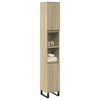 vidaXL Bathroom Cabinet Sonoma Oak 30x30x190cm Engineered Wood