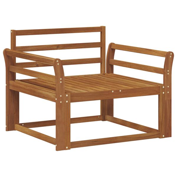 vidaXL Outdoor Middle Sofa Solid Acacia Wood Natural