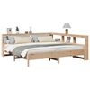 vidaXL Bookcase Bed without Mattress 180x200 cm Solid Wood Pine