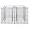 vidaXL Gabion Raised Bed Silver 100 x 100 x 60 cm Galvanised Steel