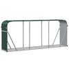 vidaXL Log Holder Green 234x45x100 cm Galvanised Steel