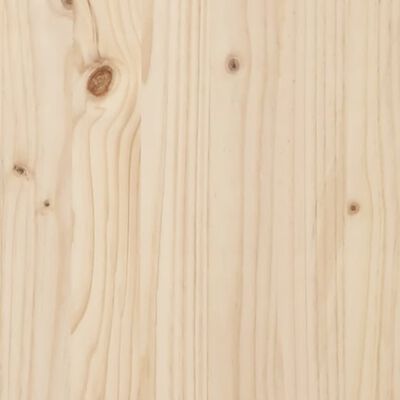 vidaXL High Sleeper Bed 90x190 cm Single Solid Wood Pine