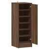 vidaXL Shoe Cabinet Brown Oak 32x35x92 cm Engineered Wood