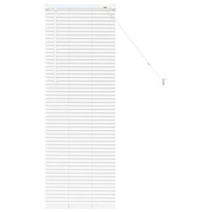 vidaXL Venetian Blinds Height Adjustable White 130 x 40 cm Aluminium
