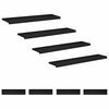 vidaXL Stair Treads 8 pcs 110 x 30 x 2 cm Black Solid Beech Wood