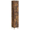 vidaXL Cabinet Set 2 pcs 33 x 34.5 x 90 cm Engineered Wood Smoked Oak