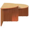 vidaXL Coffee Table 2 pcs Wax Brown Solid pine wood