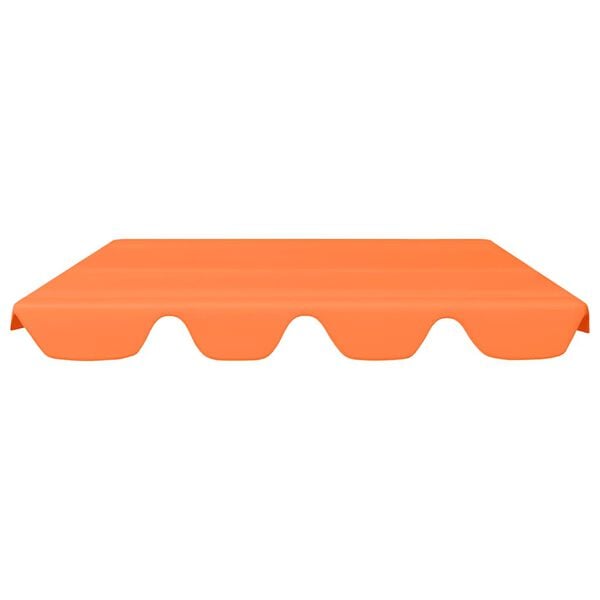 vidaXL Replacement Canopy for Garden Swing Orange 150/130x105/70 cm