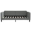 vidaXL Daybed with Mattress Dark Grey 90x190 cm Fabric
