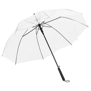 vidaXL Umbrella | Transparent | POE, powder-coated metal | 100 cm diameter