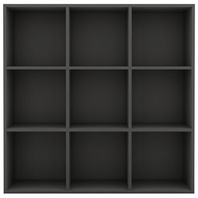 vidaXL Book Cabinet Grey 98x29x97.5 cm Engineered Wood