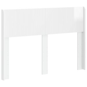 vidaXL Headboard High Gloss White PB