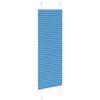 vidaXL Pleated Blind Blue 50x150 cm Fabric Width 49.4 cm Polyester