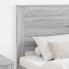 vidaXL Headboard with Headboard Grey Sonoma 75 cm Engineered Wood