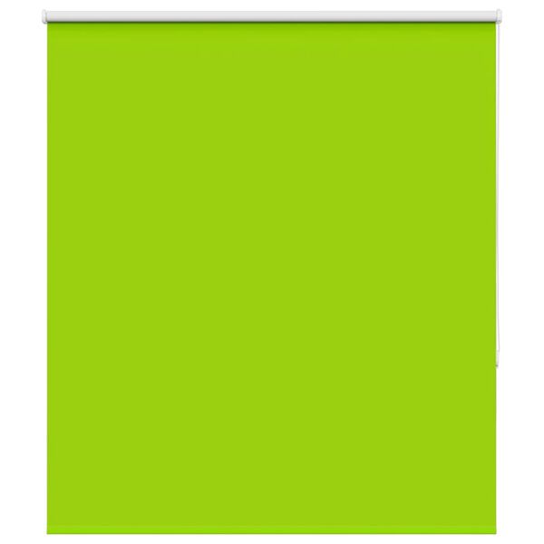 vidaXL Roller Blind Blackout Leaves Green 140x150 cm Fabric Width 136.6 cm Polyester