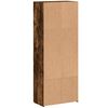 vidaXL File Cabinet Smoked Oak 60x32x153 cm Engineered Wood