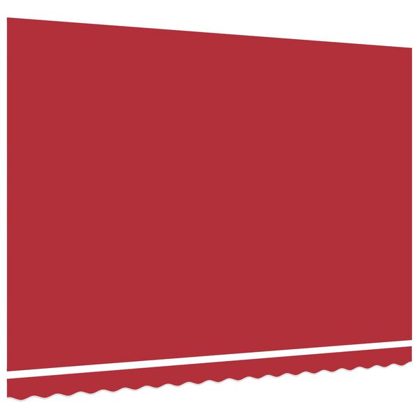vidaXL Awning Replacement Fabric Red 430 x 295 cm Polyester