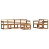 vidaXL Outdoor Sofa Set 7 pcs Natural Solid Acacia Wood