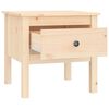 vidaXL Side Table 50x50x49 cm Solid Wood Pine