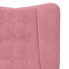 vidaXL Armchair Pink 63 x 67 x 94 cm Velvet