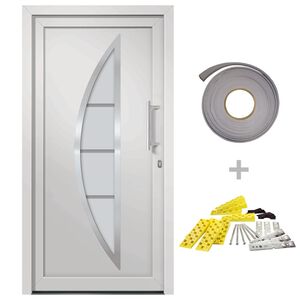 vidaXL Front Door White 88x200 cm