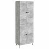 vidaXL Cabinet Set 2 pcs Concrete Grey Engineered Wood