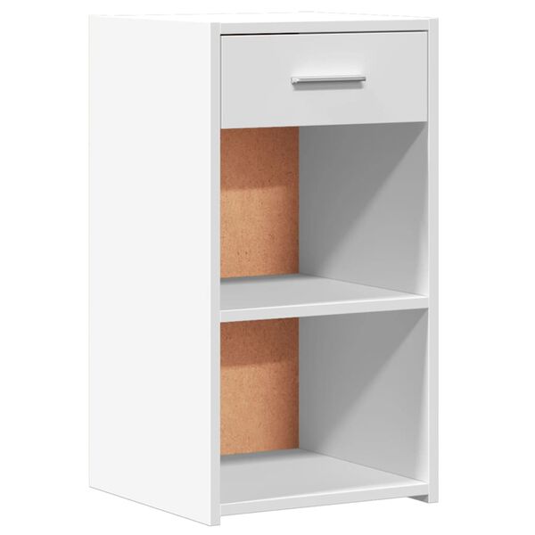 vidaXL Bedside Cabinets 2 pcs White 35x34x65 cm Engineered Wood