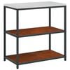 vidaXL Kitchen Storage Set with Shelf 2 pcs Rusty Weathering Steel