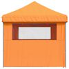 vidaXL Party Tent Folding Orange 292 x 580 x 315 cm Oxford Fabric
