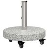 vidaXL Parasol Base Grey 45 x 45 x 45 cm Granite