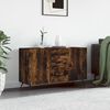 vidaXL Sideboard Smoked Oak 100x36x60 cm Engineered Wood