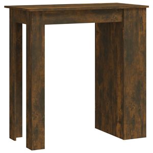 vidaXL Bar Table | Smoked Oak | Engineered Wood | Bar Table | Rectangular