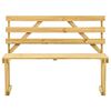 vidaXL Garden Bench 120 cm Impregnated Pinewood