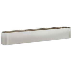vidaXL Raised Garden Bed Stainless Steel 280 x 40x 40 cm