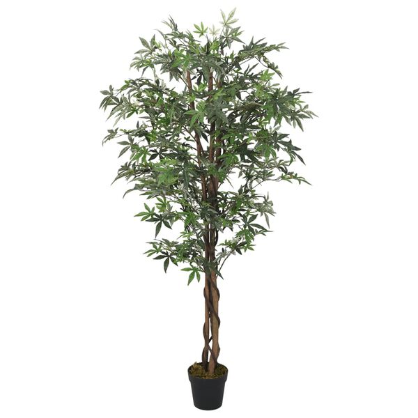 vidaXL Artificial Maple Tree 336 Leaves 120 cm Green