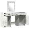 vidaXL Dressing Table with Door Grey 50 x 41 x 135 cm Engineered Wood