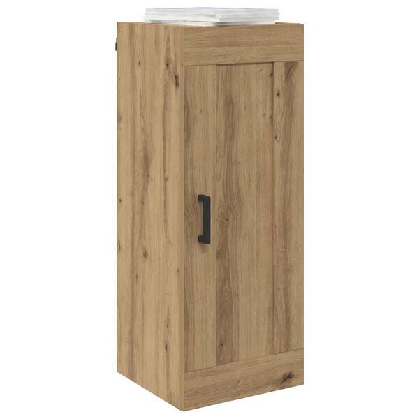 vidaXL Wall Mounted Cabinet Artisan Oak 34.5 x 34 x 90 cm