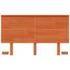 vidaXL Headboard Wax Brown 120 cm Solid Wood Pine