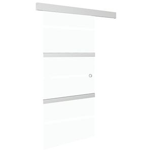 vidaXL Sliding Door with Soft Stops ESG Glass and Aluminium 90x205 cm
