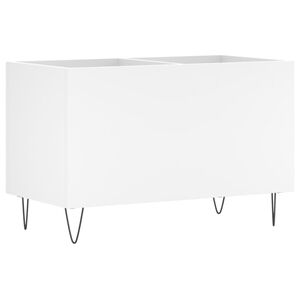 vidaXL Record Cabinet White 74.5x38x48 cm Engineered Wood