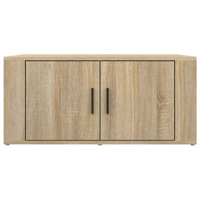 vidaXL Coffee Table Sonoma Oak 80x50x36 cm Engineered Wood