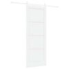 vidaXL Sliding Door ORKDAL 78 x 202 cm Engineered Wood White