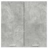 vidaXL Hanging Cabinet Concrete Grey 80 x 31 x 80 cm Engineered Wood